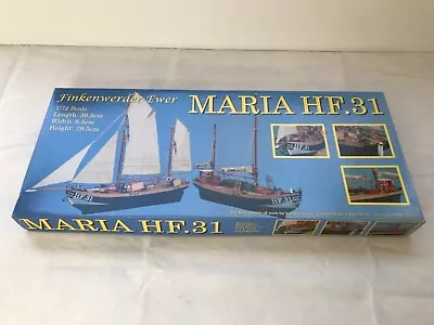 Dusek Maria HF31 German Fishing Ewer Wood Model Ship Kit D016 Scale 1:72 • $149.99