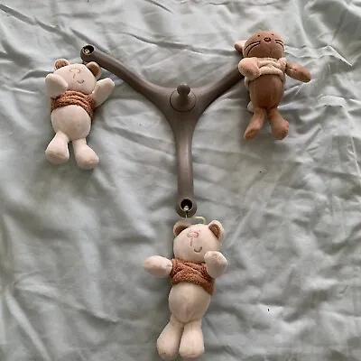 Mamas And Papas Cot Mobile Part Teddy Rabbit Gream Beige • £12