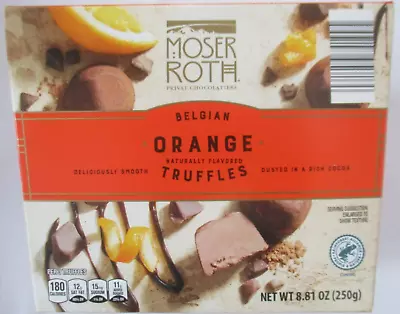 Moser Roth Belgian Chocolate Orange Truffles • $8.99