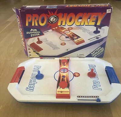 VTG KB Toys Air Hockey Mini Table Top 21  Air Suspension System Pro Hockey Game • $79.95