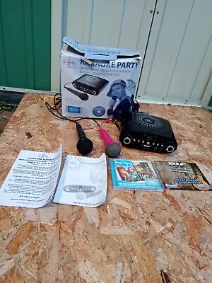 £25 • Buy Easy Karaoke EKG88B Bluetooth Karaoke Machine Black With Microphones & Disks 