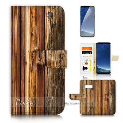 $12.99 • Buy ( For Samsung S8 Plus / S8+ ) Case Cover P21382 Wood Pattern