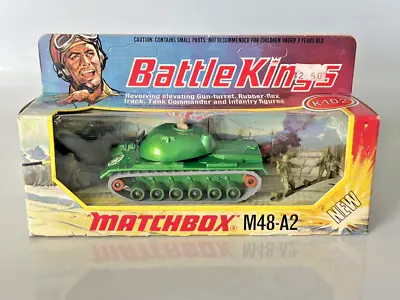 Lesney Matchbox Battle Kings K-102 M48-A2 Tank • $44.99