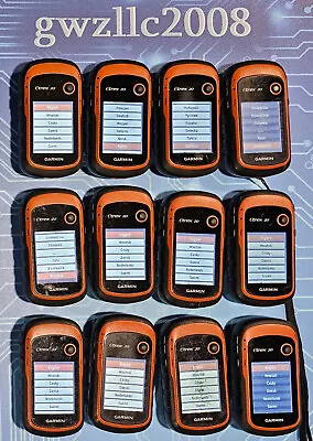 Lot Of 12x Garmin ETrex 20 Handheld GPS Receiver #22Lot12 • $400