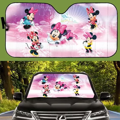 Cute Minnie Mouse Magic Castle Magic Kingdom Car Windshield Sun Shade • $29.68