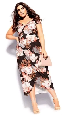 $40 • Buy City Chic Size S, 16. Moody Rosa Dress Nwt, RRP $179. Dark Floral Formal Dress