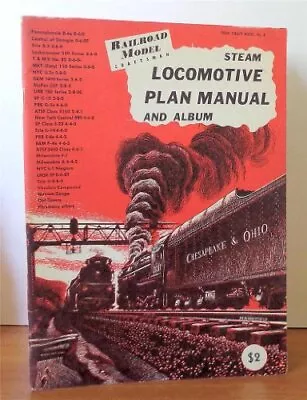 Railroad Model Craftsman Steam Locomotive Plan Manual And Album (Penn Craft ... • $27.84