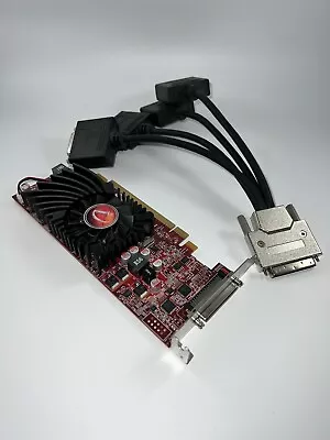 Visiontek Radeon HD 5570 650 MHz 1GB DDR3 PCIe 2.0x16 LP Card +4 DVI-D 4Y Cable • $25