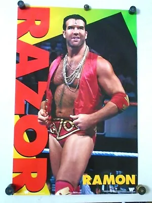 RAZOR RAMON / Orig. WWF Vintage Poster #2620 -  1994  / Exc.+ New Cond.-23 X 35  • $19.99