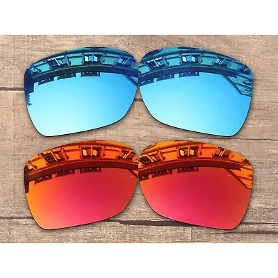 Vonxyz Polarized Lens For-Oakley Deviation OO4061 Ruby&Ice-Value Pack • $15.99