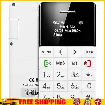 £27.12 • Buy QMART Q5 Card Phone 0.96 Inch OLED Screen Elder People Mobile Phone White