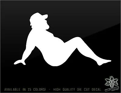 Sexy Naked Man Vinyl Decal Window Sticker I Love My Trucker Diesel Girl Truck  • $19.75