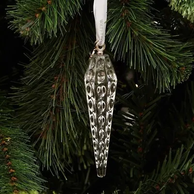 £60 • Buy Waterford Crystal Icicle Christmas Tree Ornament Decoration 40035471 YR 2019