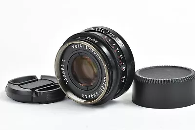 Voigtlander Color Skopar 50mm F/2.5 For Leica L39 Black [Excellent] 06-m55 • $499