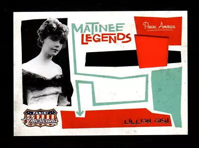 2011 Americana Matinee Legends Materials #8 Lillian Gish Silent Screen 171/499 • $16.99