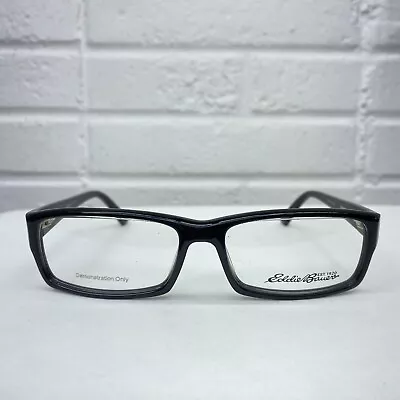 Eddie Bauer Eyeglasses Frame Black 8297  Spring Hinge 55-16-140 21453 • $20.99