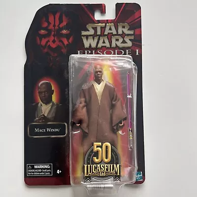 Star Wars The Black Series Lucasfilm 50th Anniversary Episode I Mace Windu F2732 • $31.01