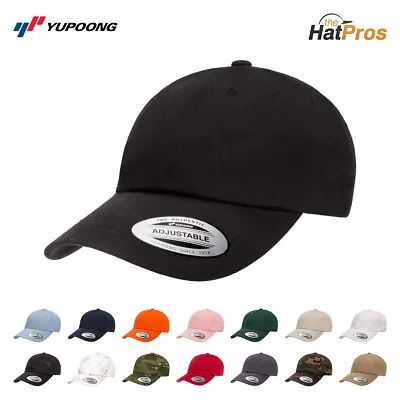 Yupoong 6245CM Dad Hat Adjustable Low Profile Unstructured Cotton Cap Flexfit • $17.58