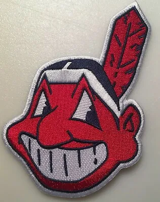 Cleveland Indians Patch Chief Wahoo Patch Indians Patch 5  Tall Iron Or Sew On • $18.95