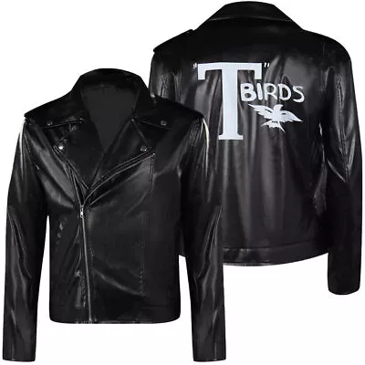 Grease Cosplay Costume Jacket Coat Outfits Party Disguise Suit T-birds Danny  • $48.55