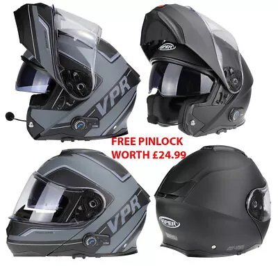 Viper Rs-v191 Blinc Bluetooth Flip Front Modular Motorcycle Motorbike Helmet • $286.12