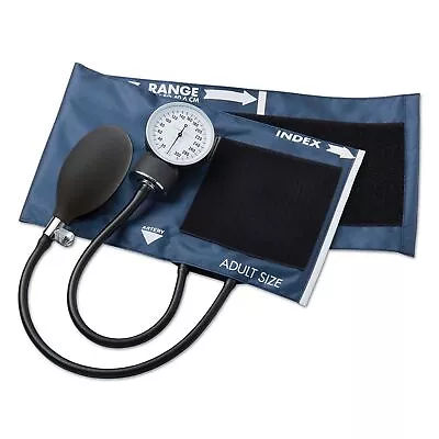 ADC Adult Cuff Arm Aneroid Sphygmomanometer Unit 2-Tubes Blue 1 Each • $27.24