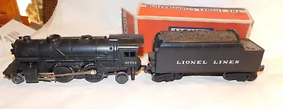 Lionel O-27 Guage #2034 2-4-2 Lionel Lines Steam Locomotive & Tender • $42.50