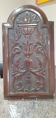 £45 • Buy Vintage Carved Wooden Panel
