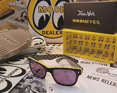 $99.99 • Buy MOONeyes X Tres Noir Sunglasses WAYCOOLER Handmade 100% UV Shatterproof MOON