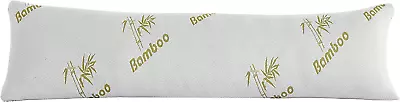 Bamboo Body Pillow With Shredded Memory Foam For Comfort And Support Breathable • $38.79