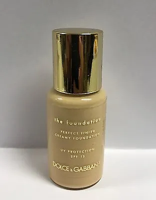 Dolce & Gabbana Perfect Finish Creamy Foundation SPF 15 - 0.5 OZ 15 Ml - Tester! • $9.99