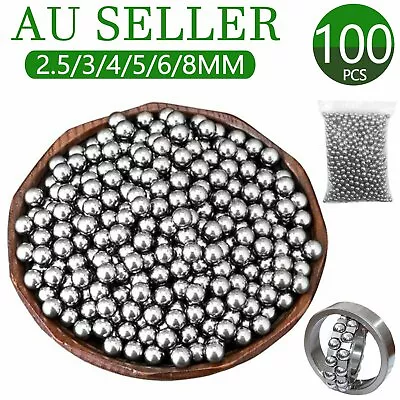 2.5mm 3mm 4mm 5mm 6mm 8mm Bike Bicycle Steel Ball Bearing Replacement Parts AU • $3.73