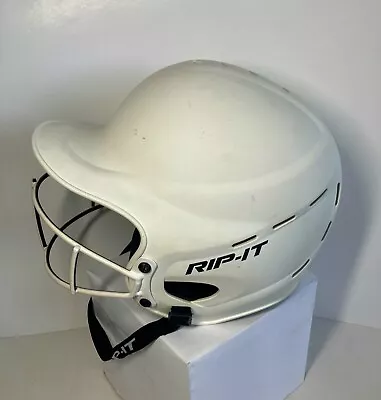 Rip It Rip-It Baseball Batting Helmet Face Cage Softball White XS Youth Kids  • $16