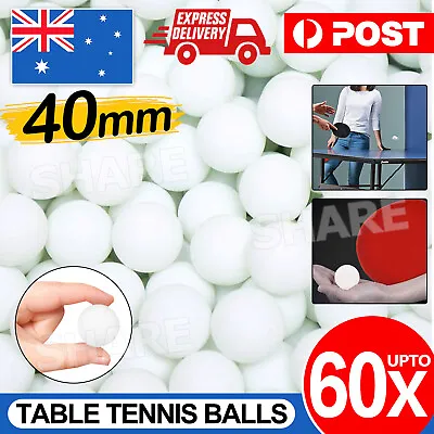 $13.95 • Buy Upto60x Pack Premium Ping Pong Balls Advanced Training Table Ball Durable