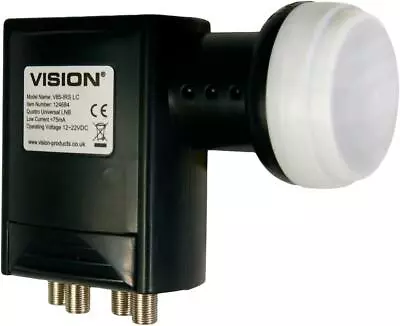 V85-irs Lc Universal Quattro Band Lnb Aerial & Satellite Equipment For Vision • £41.93