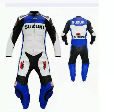 $290.89 • Buy Suzuki GSXR Motorcycle 1PC Suit Leather Motorbike Sport Biker Racing Armour New