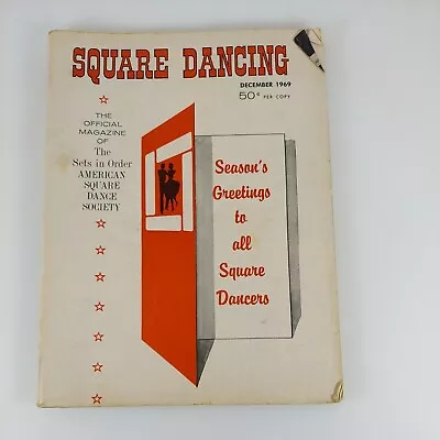 Square Dancing Magazine Of Sets In Order American Square Dance Society Dec 1969 • $10.39