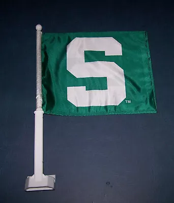 Michigan State University Spartans Car Flag!! ---  Brand New!! • $9.99