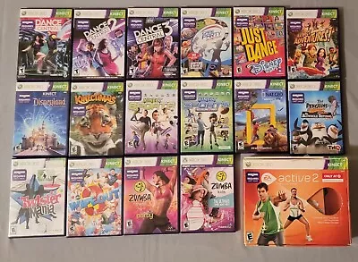 Microsoft XBox 360 Kinect Games! You Choose From Lot! Buy More And Save! Tested • $19.99