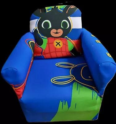 Kids Children’s Chair Armchair Baby Sofa Seat Fabric Upholstered Playroom • £37.99