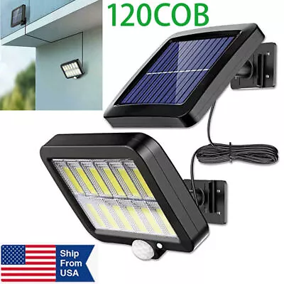 1200000lm LED Solar Street Light Security Flood Lamp Motion Sensor Outdoor Wall • $11.99