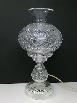 Waterford Crystal 14  Electrified Hurricane Lamp • $349.99