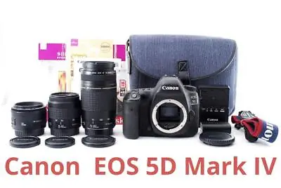 Good Condition Canon EOS 5D Mark IV Triple Lens Set • $5263.22