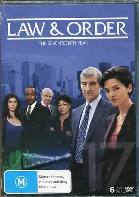 Law And Order Seventeenth Year Season 17 DVD NEW Region 4 • $21.53