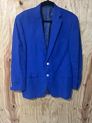 Men’s Royal Blue Blazer Brand Ralph Lauren From Lord And Taylor Size 40 R • $45