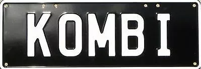 VW KOMBI Samba Split Window Type Number Plates Licence Vanity Sign License Plate • $37.99