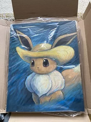 Pokémon Center X Van Gogh Museum: Eevee Self-Portrait Canvas Sealed • £69.99