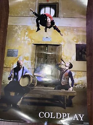 Rare 2009 ColdPlay Funky Company Portrait Poster 34”x22” • £24.13