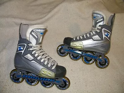 Mission Bsx Inline Hockey Skates Roller Blades Size 6e Great Shape Used One Time • $149.99