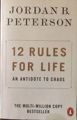 Book Jordan Peterson 12 Rules For Life • $13.95